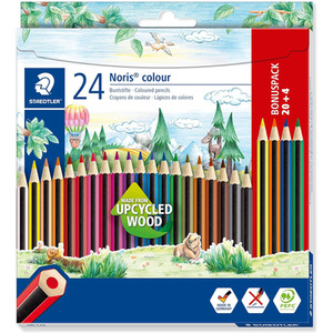 STAEDTLER 185 Noris Colour Pencils - Pack of 24 - Multi-colour by STAEDTLER
