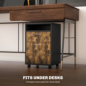 HOMCOM Filing Cabinet With Drawer by HOMCOM