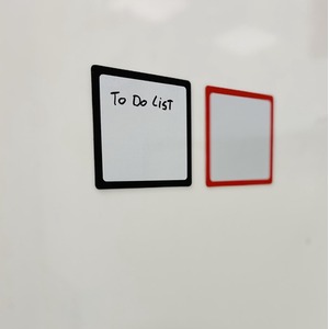 2 Pcs Magnetic Memo White Board - white