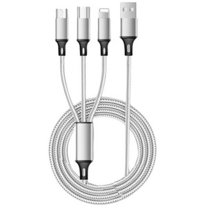 3in1 Nylon Weaving Charging Cable