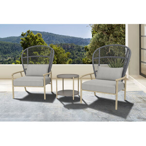 Darcie Bistro Set - Grey by Malay