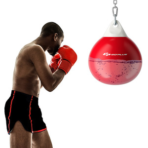 18 Inch Water Punching Bag - Red by Costway