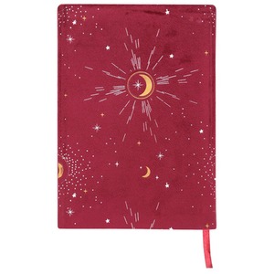 Velvet A5 Notebook - Fire Element by Kingsbury Gifts