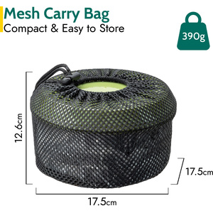 Camping Cookware 11Pc Set 2 Person - Black by Trail