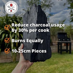Premium Hardwood Lumpwood Birch Charcoal 10kg - Black / 6 by Birch Globaltic