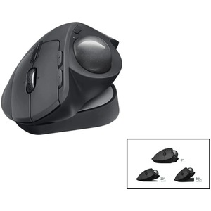 Logitech MX Ergo Plus Wireless Trackball Mouse With Tilt Wedge - Multicolour by Logitech