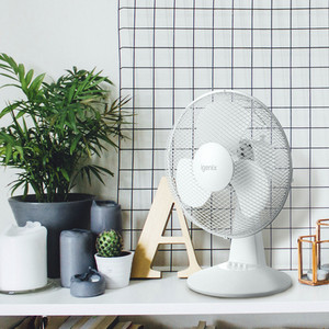 Igenix Desk Fan - White - White / 12in by Igenix