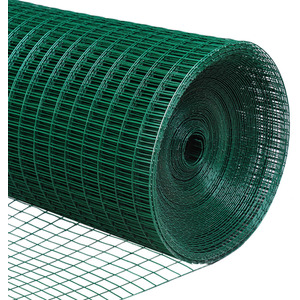 PawHut PVC Coated Steel Mesh Fencing - Green by PawHut