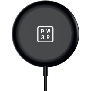 PW3R Magnetic Wireless Charger - Black by PW3R