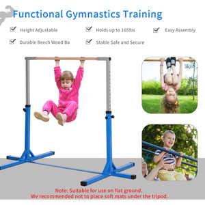 HOMCOM Adjustable Kids Gymnastics Training Bar by HOMCOM
