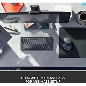 Logitech MX Mechanical Mini Wireless Illuminated Keyboard - Graphite by Logitech