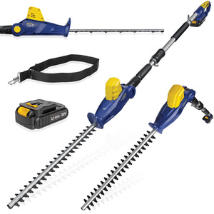 20V Cordless Long Reach Hedge Trimmer - Blue by Skotek
