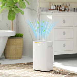 HOMCOM 20LDay Dehumidifier with 2.5L Water Tank - White by HOMCOM