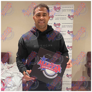 Jason Robinson Signed and Framed England Shirt - White by Allstarsignings