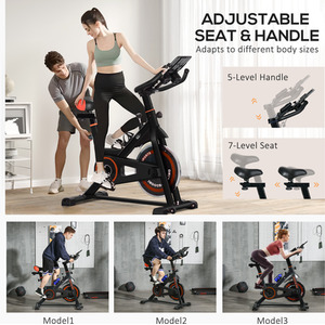 HOMCOM Upright Exercise Bike Machine by HOMCOM