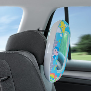 Night and Day Car Mirror - Turquoise by Benbat