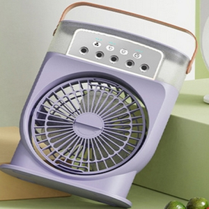 Little Savage 5- Hole Humidifying and Cooling Misting Fan - Purple