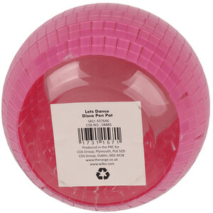 Lets Dance Disco Pen Pot - Pink