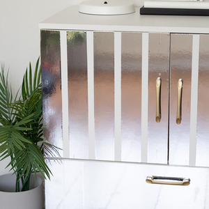 dc fix Glossy Silver Self Adhesive Vinyl Wrap - silver / 45cm x 1.5m by d-c-fix