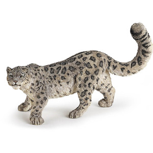 PAPO Wild Animal Kingdom Snow Leopard Toy Figure - Black by PAPO