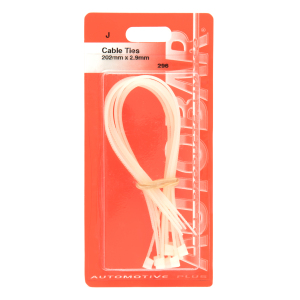 Cable Ties - Natural / 202mm by Autobar