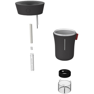 Compact Ultrasonic USB Humidifier - Black by Boneco