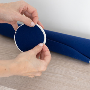 dc fix Felt Velour Navy Blue Self Adhesive Vinyl Wrap - blue by d-c-fix