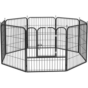 8 Panels Heavy Duty Puppy Play Pen, for Large, Medium Pets by PawHut