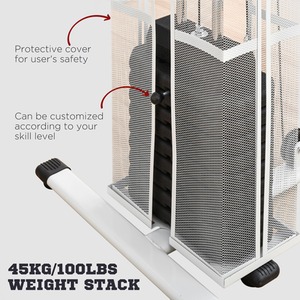 HOMCOM Multifunction Home Gym Weight Training Station by HOMCOM