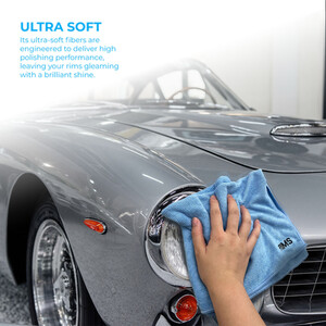 Simply Auto Microfibre Wheelrim Cloth - Blue