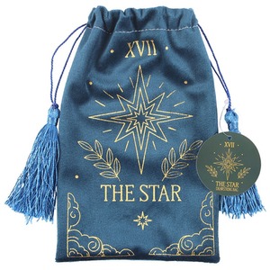 Velvet Tarot Drawstring Accessory Bag by Kingsbury Gifts