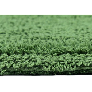 Luxury Reversible Cotton Pedestal Mat - Bottle Green by Homescapes
