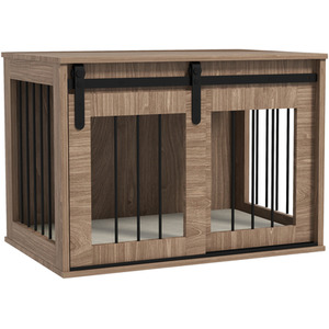 PawHut Dog Crate Furniture with Removable Cushion by PawHut