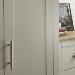 Lancaster Four Piece Bedroom Set - Cream by GFW