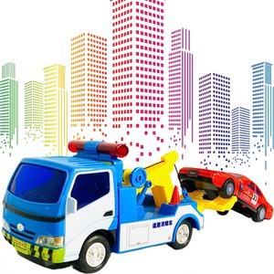 Big Daddy Construction Fully Functional Tractor Lorry Toy Trucks Cars - Multi / Police Wrecker and Car Combo by Big Daddy