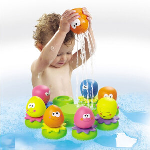 Toomies Octopals Bath Toy - Multi-coloured by Tomy