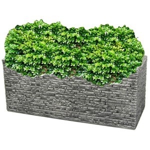 Brick Effect Trough Planter 60cm - Grey by Strata