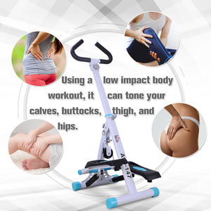 HOMCOM Stepper Fitness Exercise Machine - White by HOMCOM