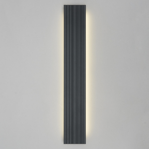 Outdoor LED CCT Linear Wall Light - Anthracite by Litecraft