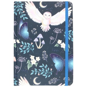 Night Flight Owl Notebook - A5 by Kingsbury Gifts