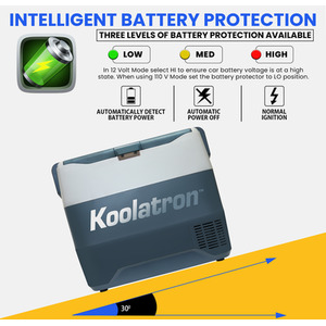 Koolatron SmartKool Bluetooth Enabled Cooler Freezer - Silver / 50l by Koolatron