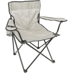 Folding Canvas Camping Chairs - Matt Black - Pack of 2 - Neutral by Harbour Housewares
