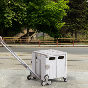 Folding Stair Climbing Shopping Trolley by lifeideas