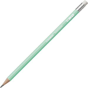 Graphite Pencil with Eraser - STABILO Swano Pastel - Grey by STABILO