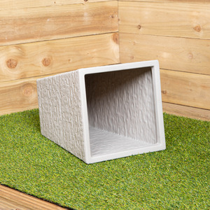 Tall Slate Effect Garden Planter - Grey by Samuel Alexander