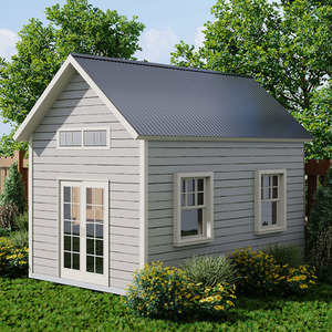 Pack of 6 Corrugated Steel Sheets by Livingandhome