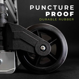 Folding Hand Truck 80kg Max Load - Black / Silver by WMR