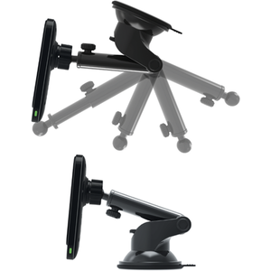 MagSafe Car Phone Holder with Telescopic Mount - Black by PW3R