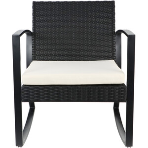 Monza Rocking Bistro Set - Black by Outdoor Essentials