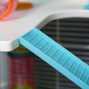 PawHut Large Pet House Cage with Tunnel Tube - Blue by PawHut